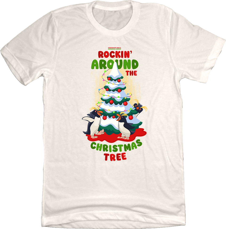 Rockin' Around the Christmas Tree Penguins Tee