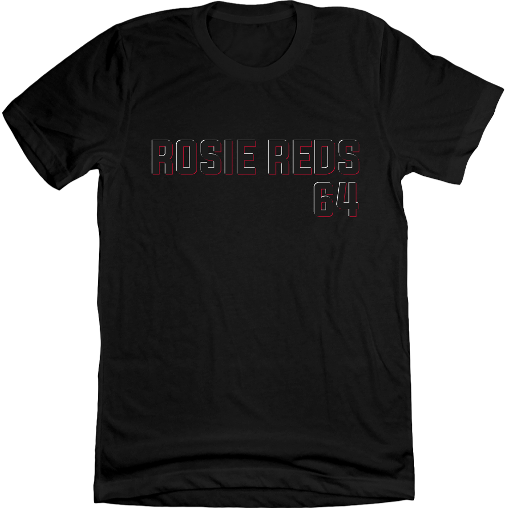 Rosie Reds 64 Uni-Tee black T-shirt Cincy Shirts