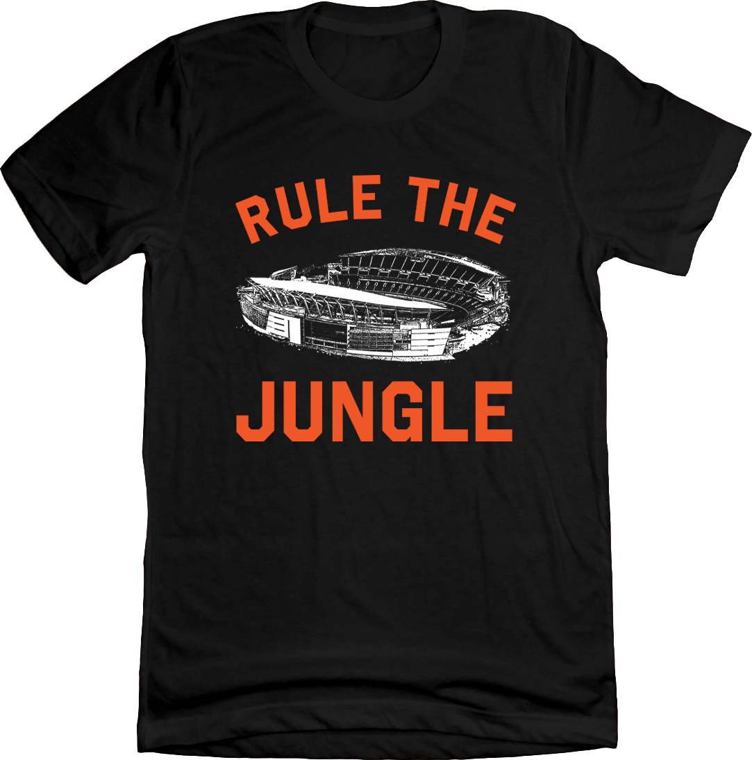 Rule the Jungle Stadium black T-shirt Cincy Shirts