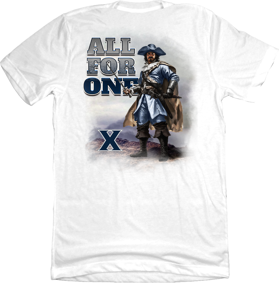 Xavier University All for One Painted Musketeer