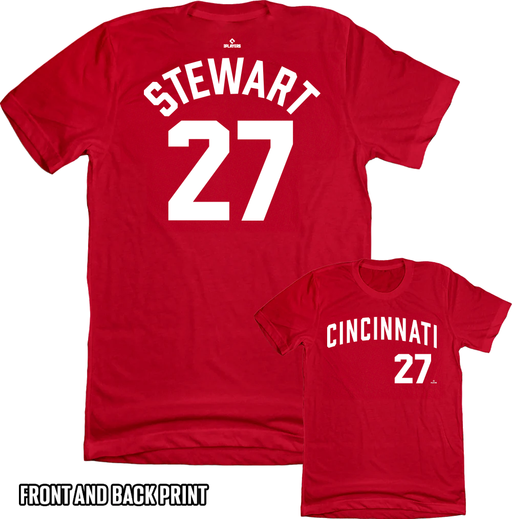 Sal Stewart Classic Arch Shirsey | Cincinnati Baseball