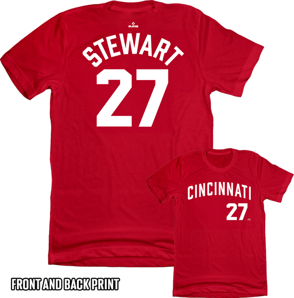 Sal Stewart Classic Arch Shirsey | Cincinnati Baseball