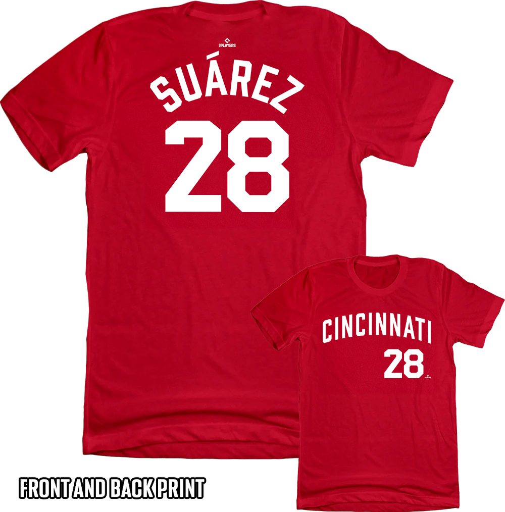 Eugenio Suarez Classic Arch Shirsey | Cincinnati Baseball