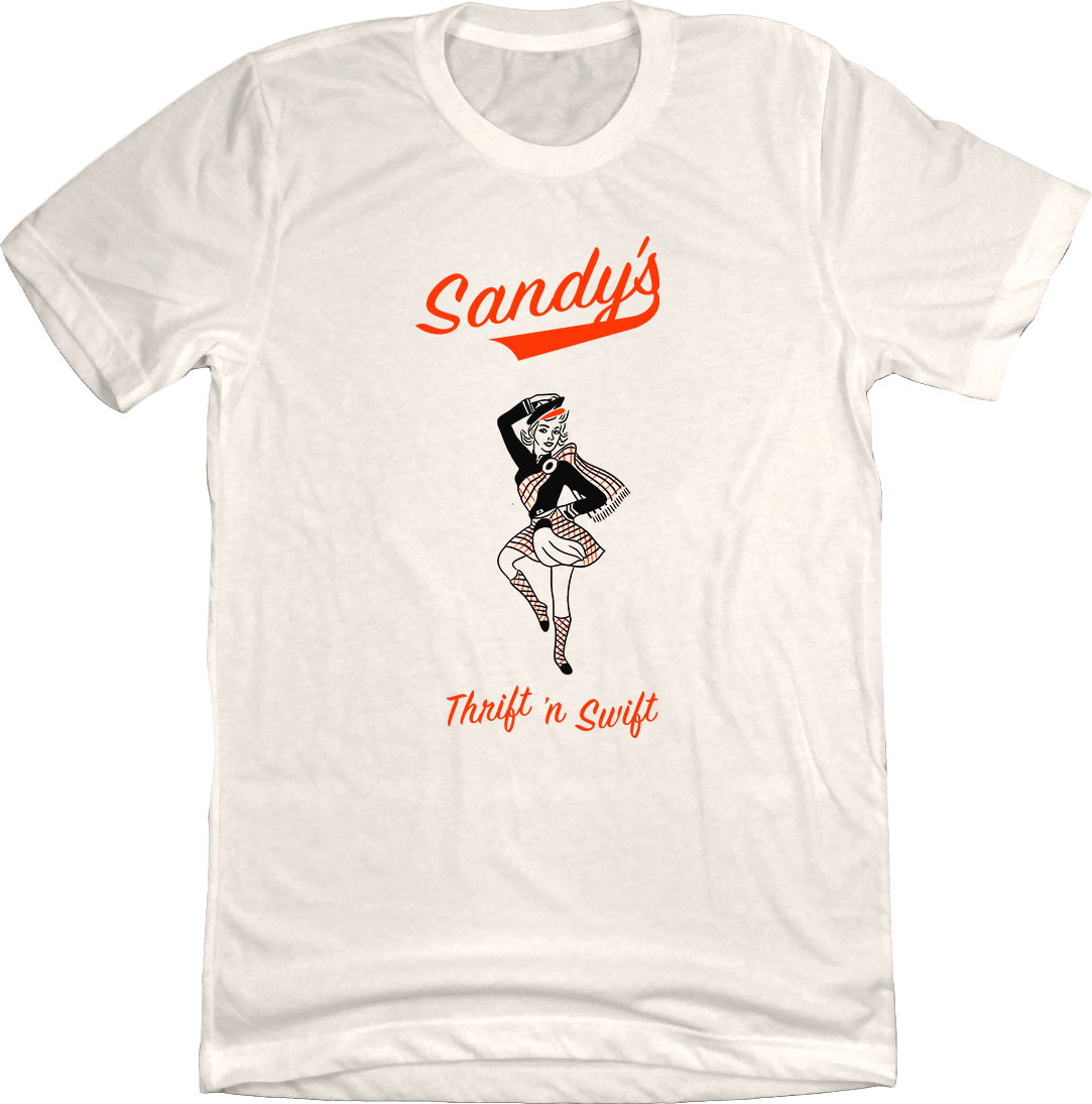 Sandy's Thrift & Swift natural white T-shirt Cincy Shirts