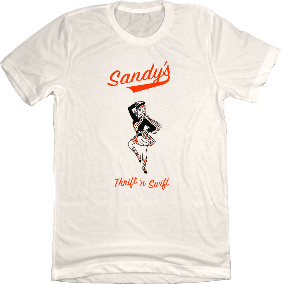 Sandy's Thrift & Swift natural white T-shirt Cincy Shirts