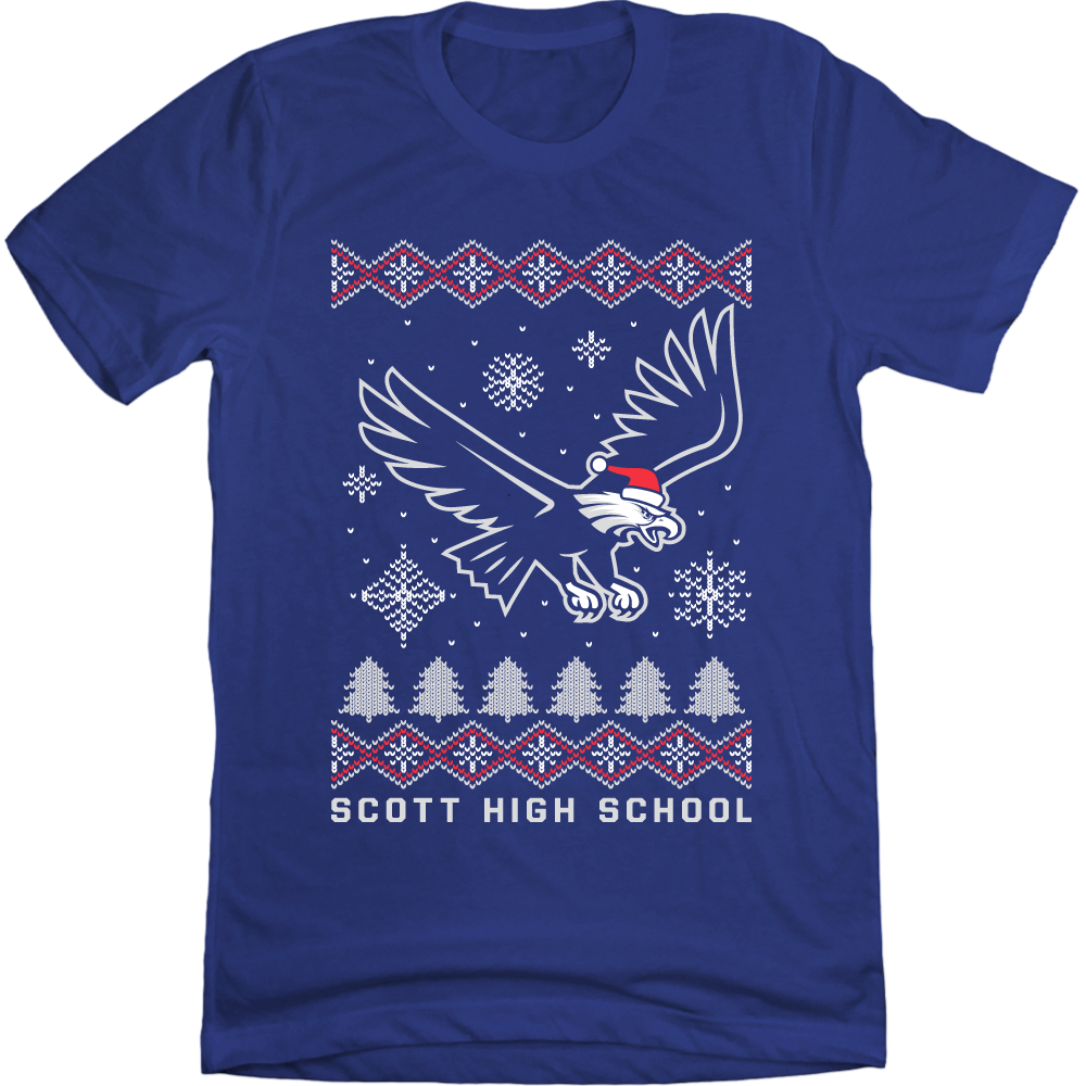 Scott High Christmas Eagle - Cincy Shirts