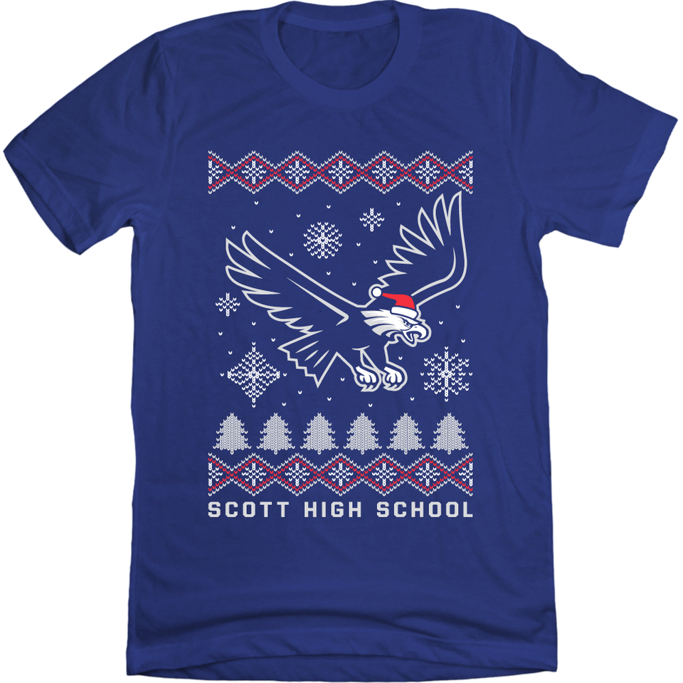 Scott High Christmas Eagle - Cincy Shirts