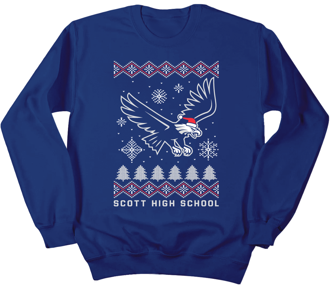 Scott High Christmas Eagle - Cincy Shirts
