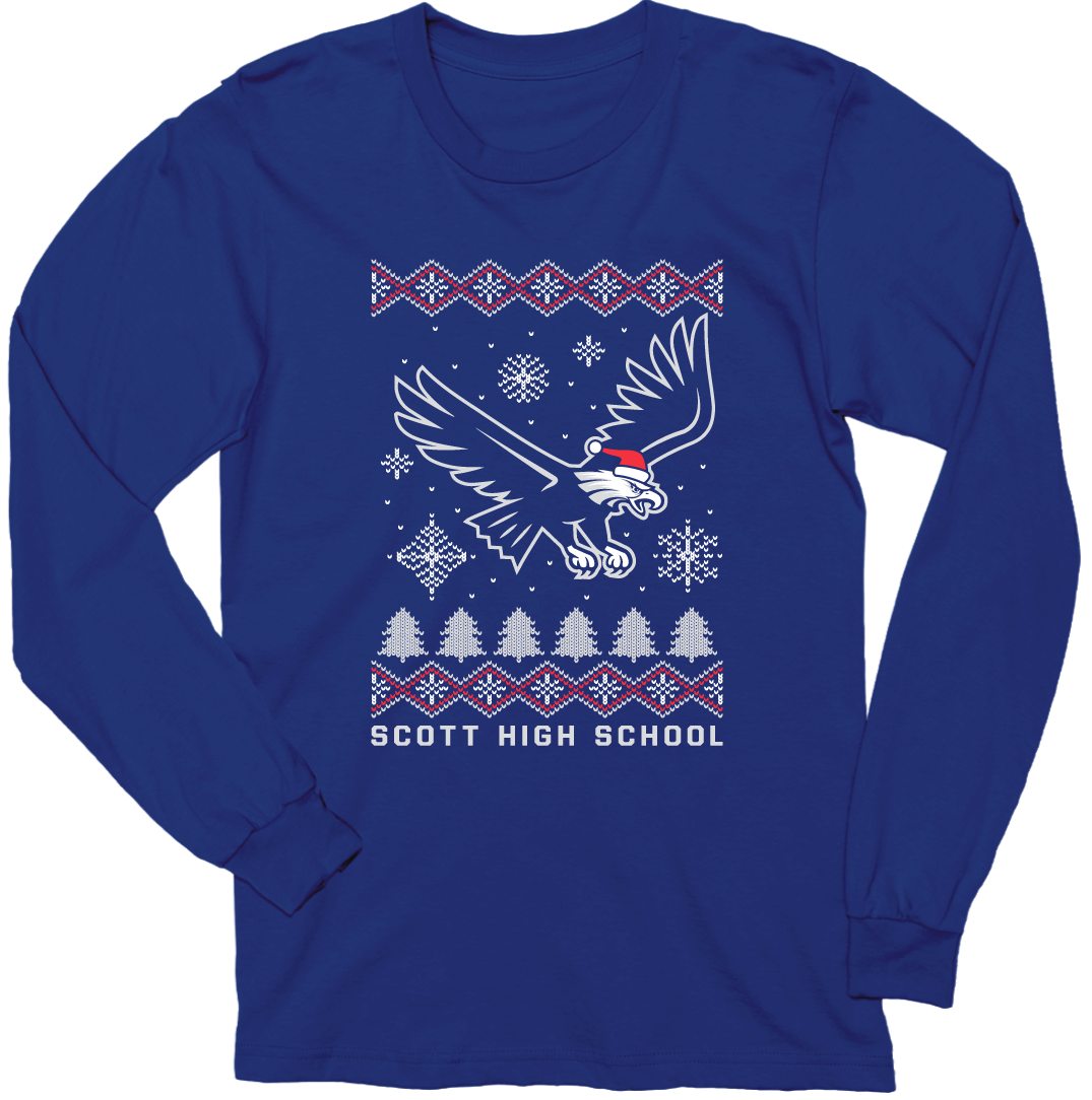 Scott High Christmas Eagle - Cincy Shirts