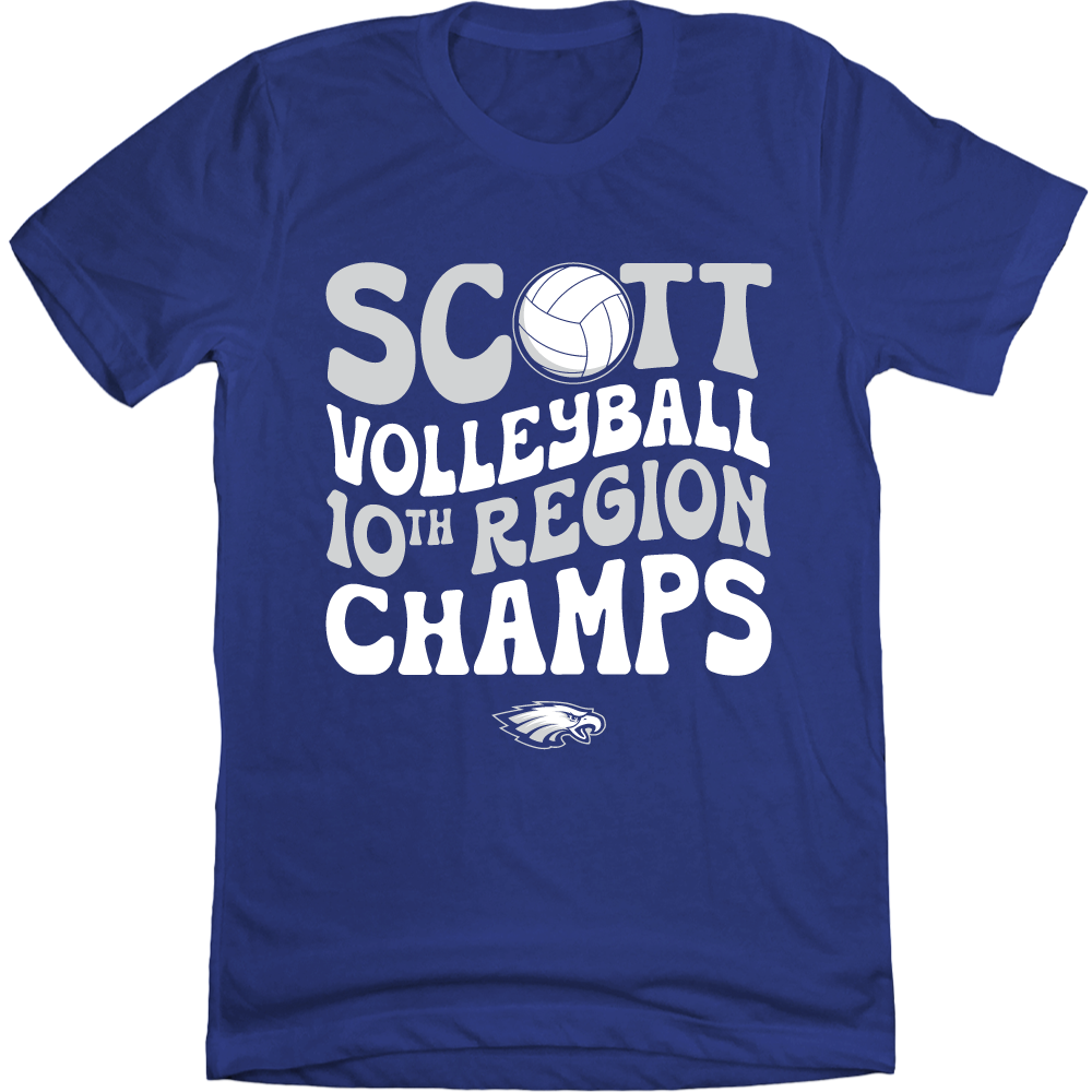 Scott Volleyball 10th Region Champs Tee