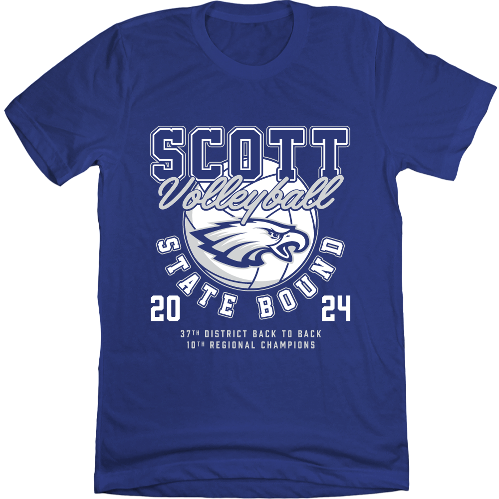 Scott Volleyball 2024 State Bound Tee