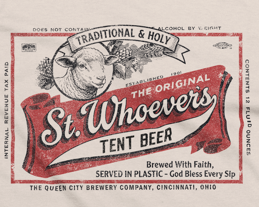St Whoevers Tent Beer