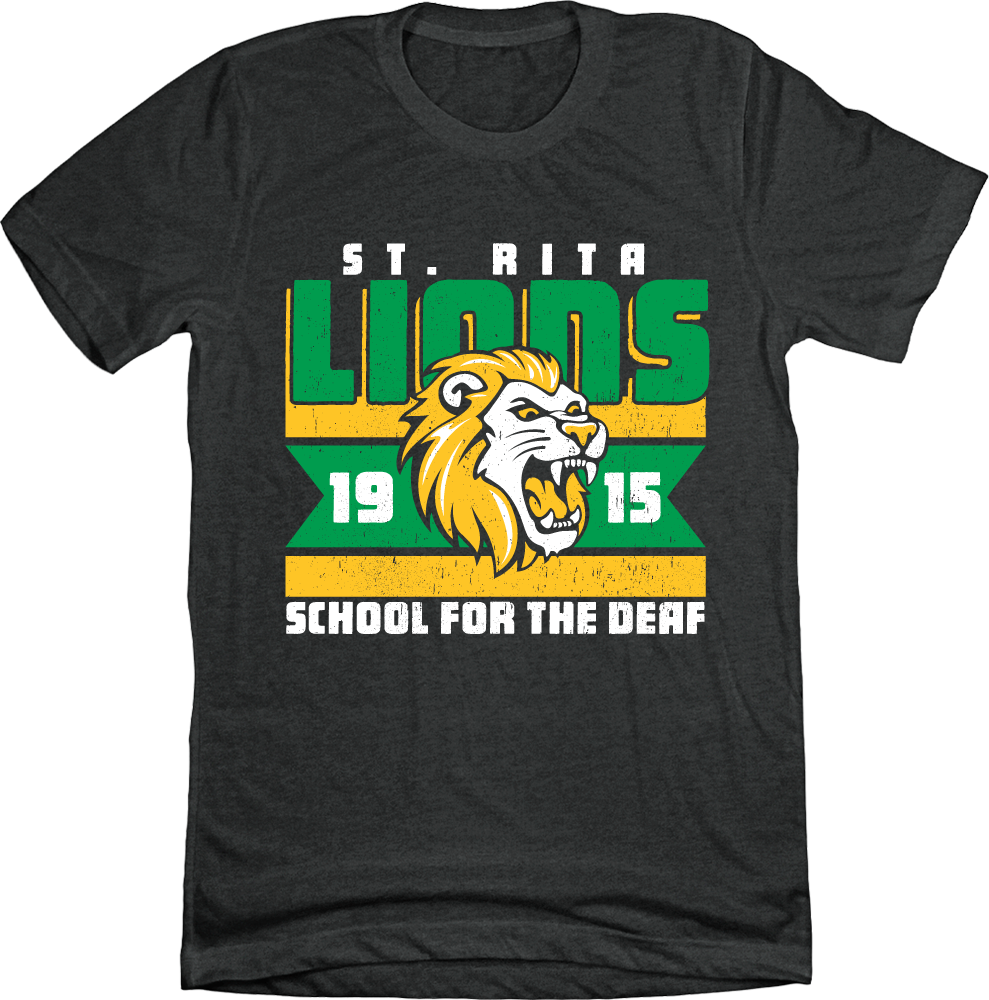 St. Rita School for the Deaf Full-Color Lion Seal Tee