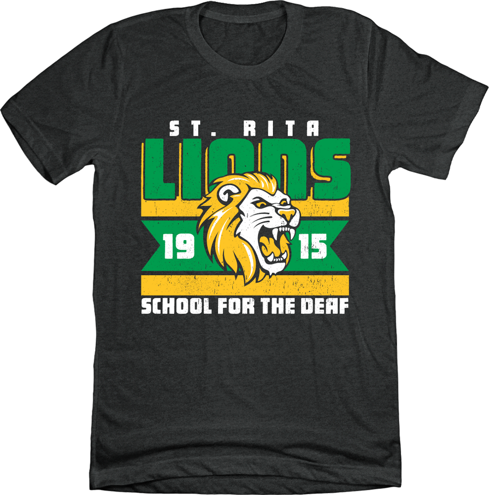 St. Rita School for the Deaf Full-Color Lion Seal Tee