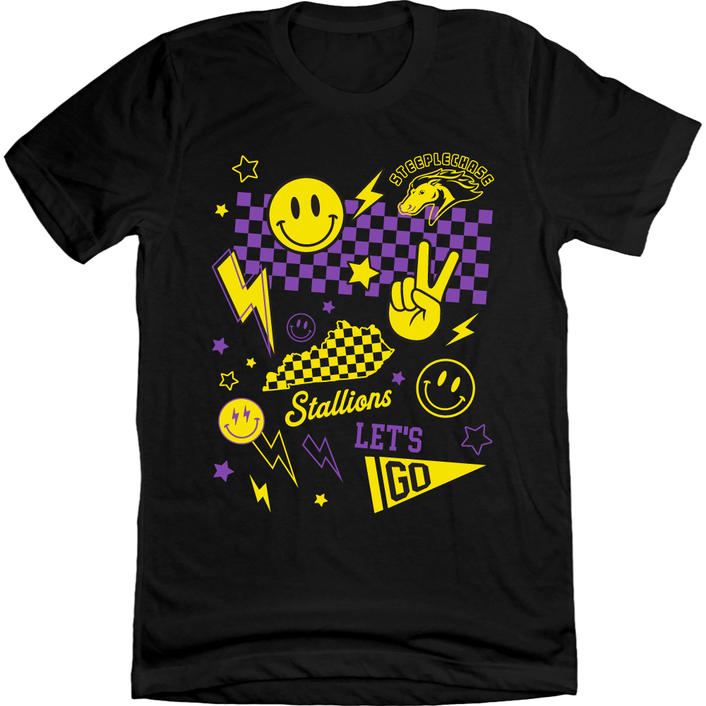 Steeplechase Smiley Face Checkered
