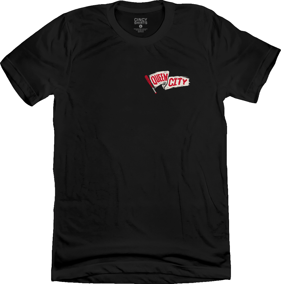 Queen City Baseball Grunge Pennant