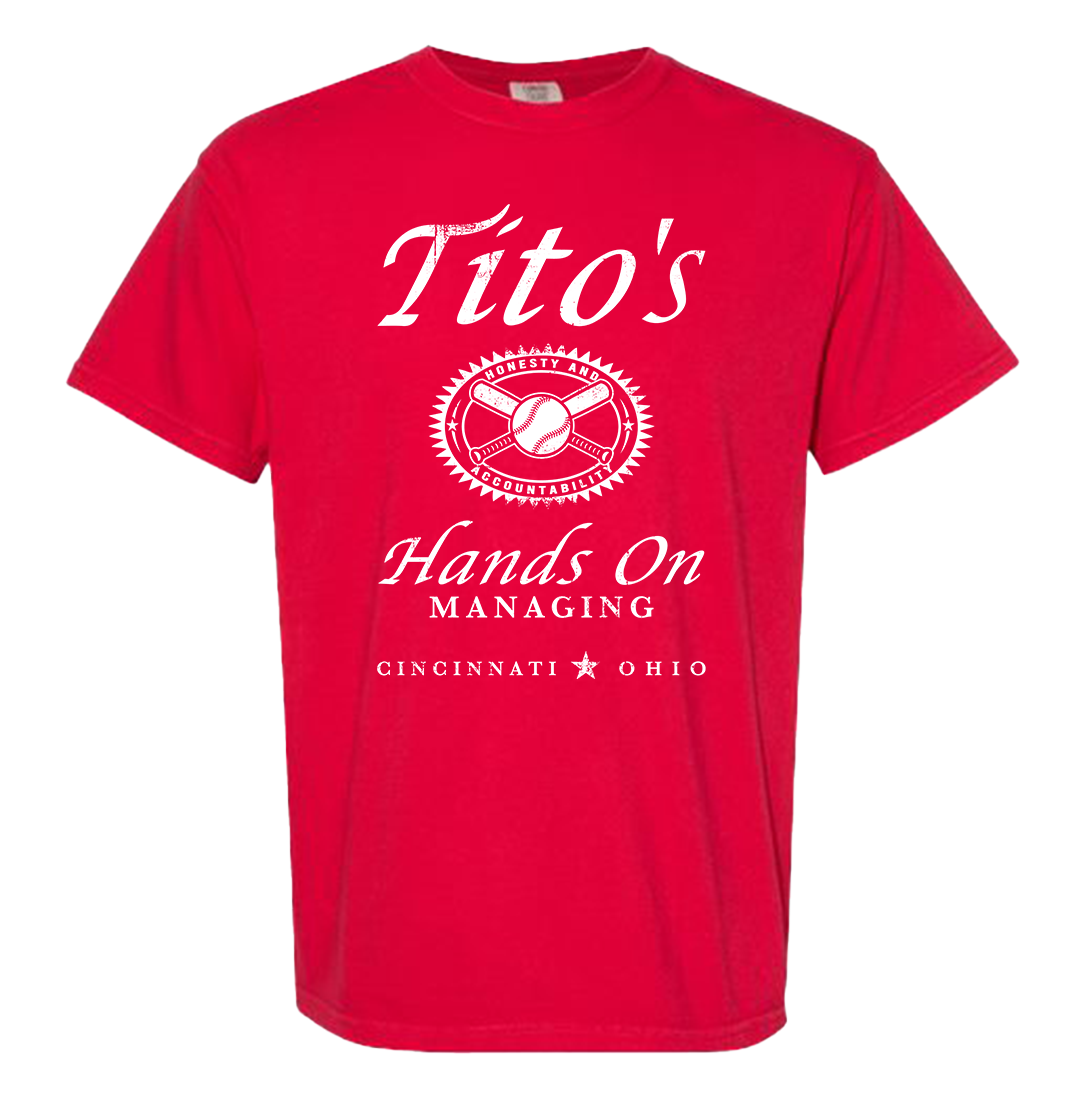  Tito's Hands On Managing CC Tee