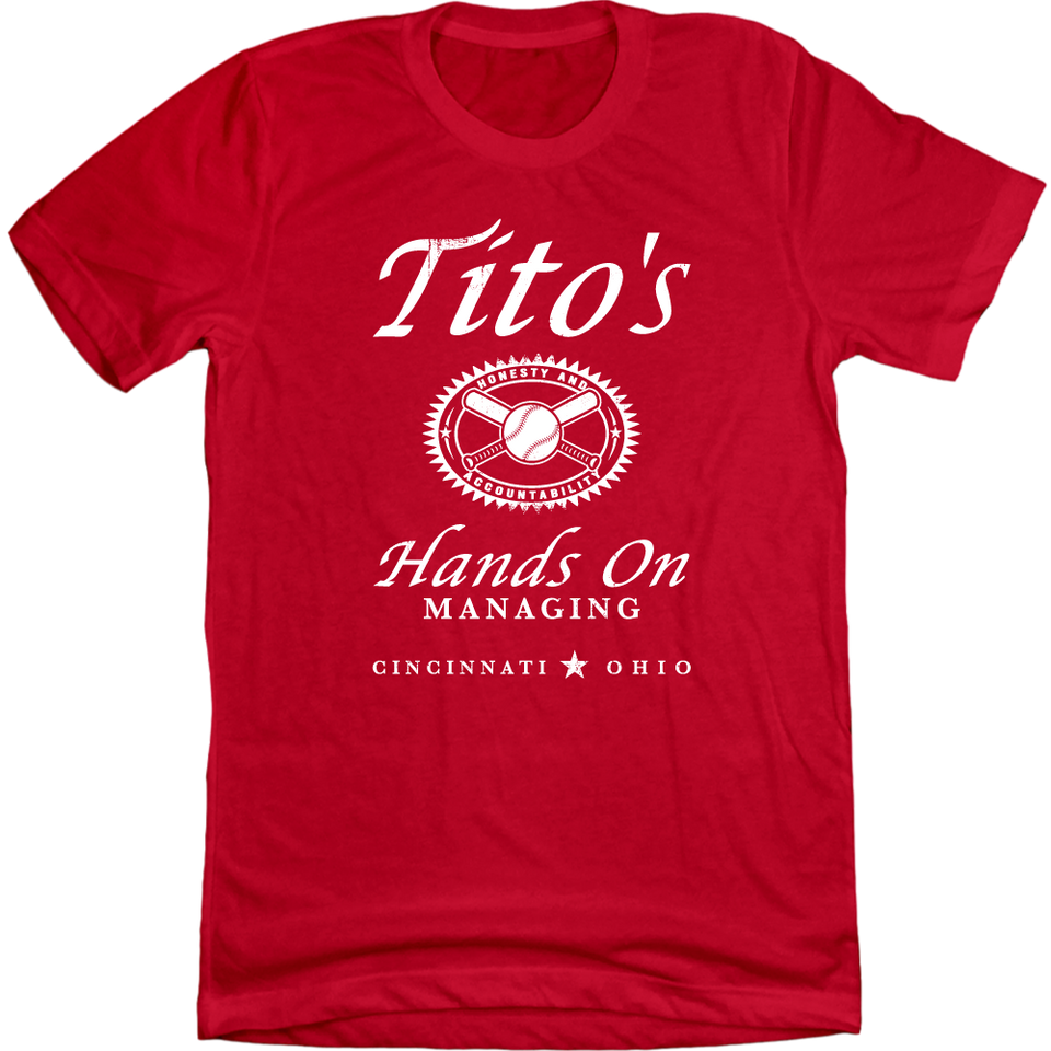 Tito's Hands On Managing Tee