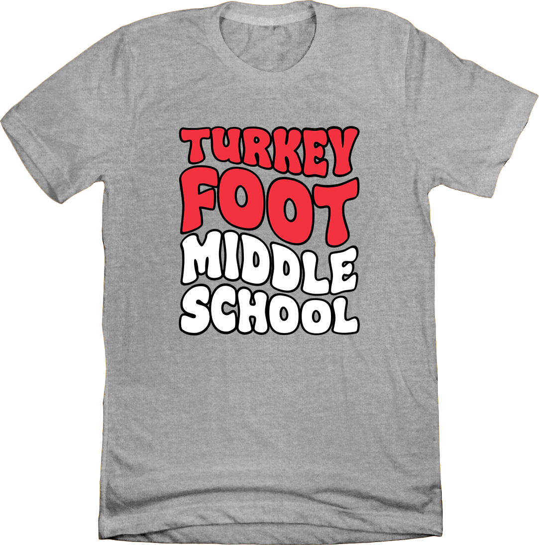 Turkey Foot Middle School Curved Text