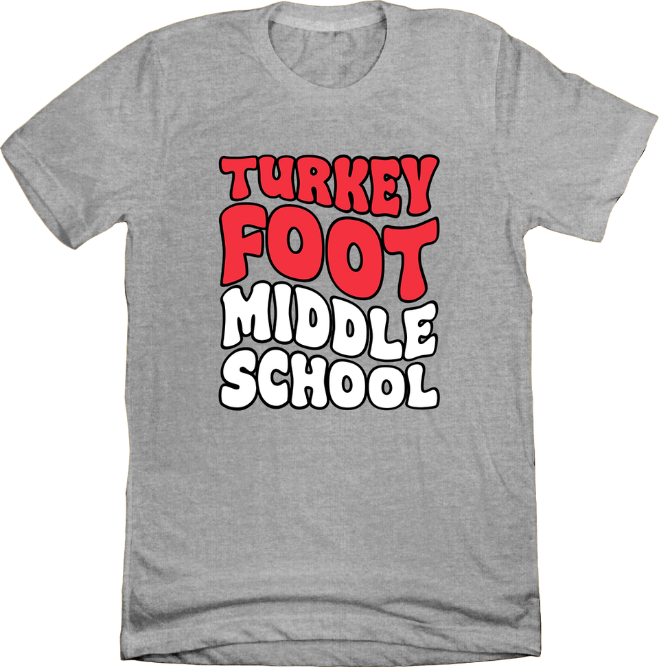 Turkey Foot Middle School Curved Text