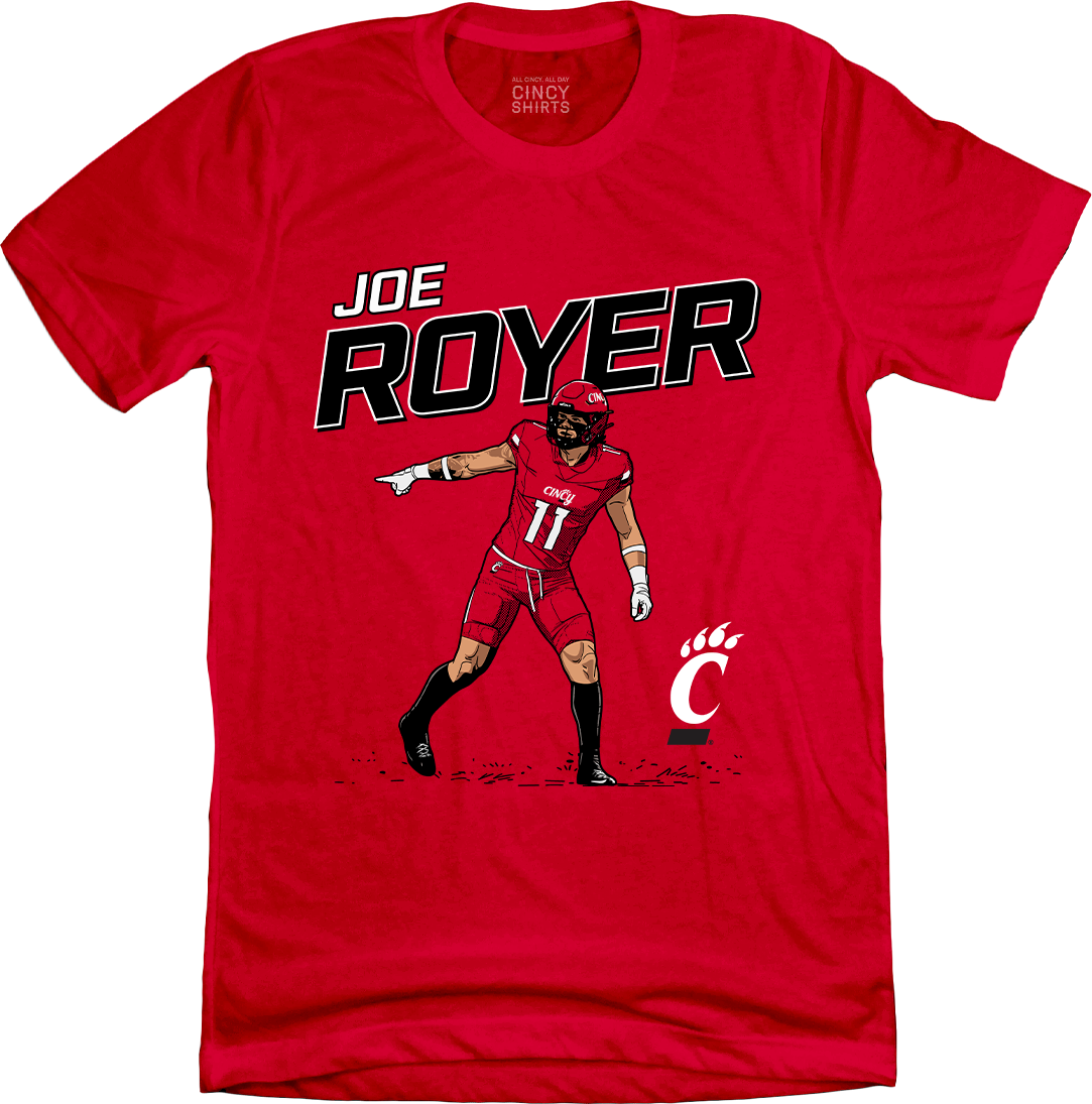 Joe Royer Bearcats Football NIL Tee