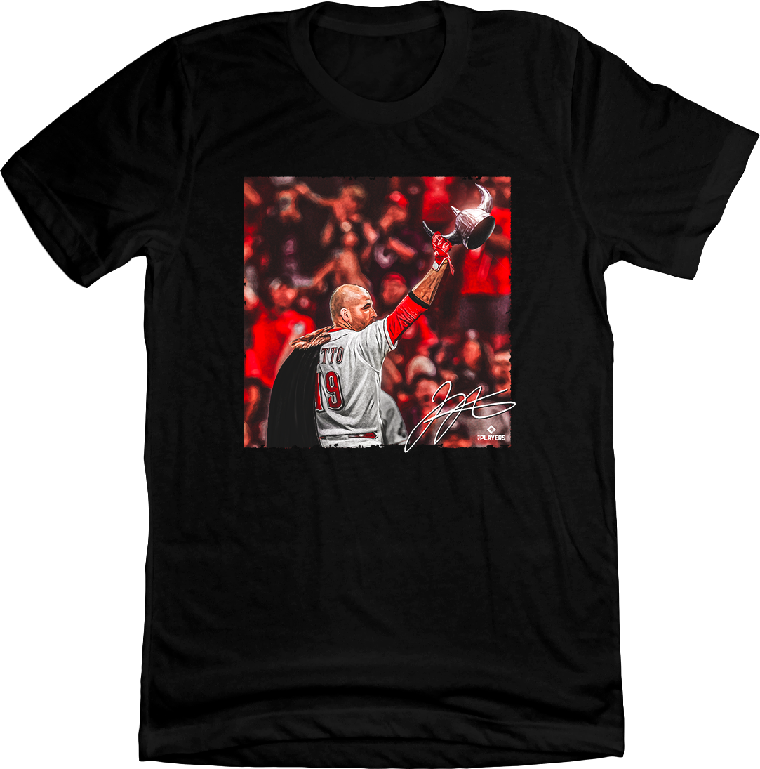 Joey Votto Viking Curtain Call Black T shirt Cincy Shirts Joey votto viking curtain call black t shirt cincy shirts