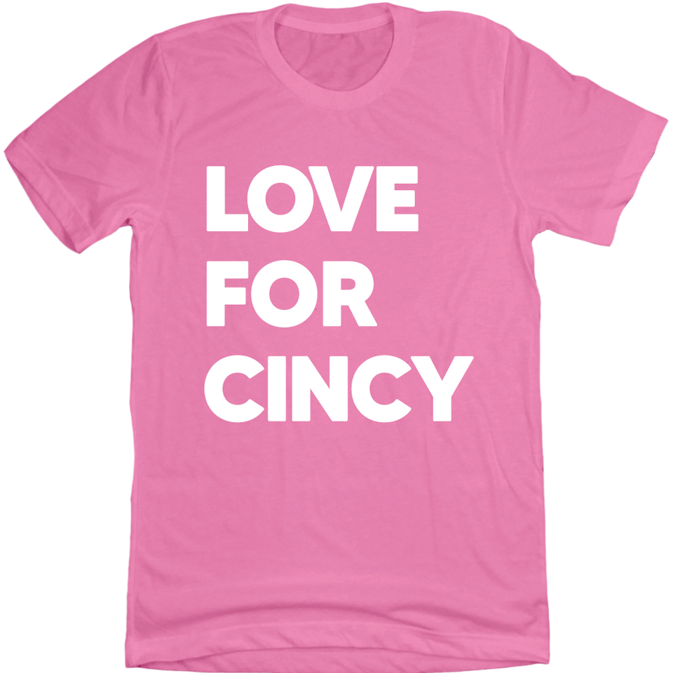 Love For Cincy Block - Cincy Shirts