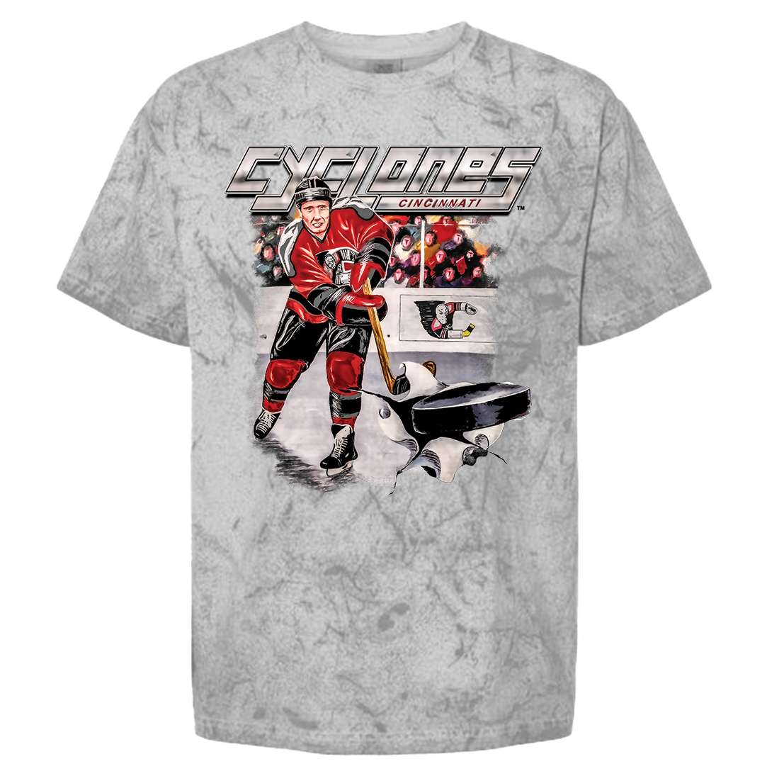 Vintage Cincinnati Cyclones Smoke CC Tee
