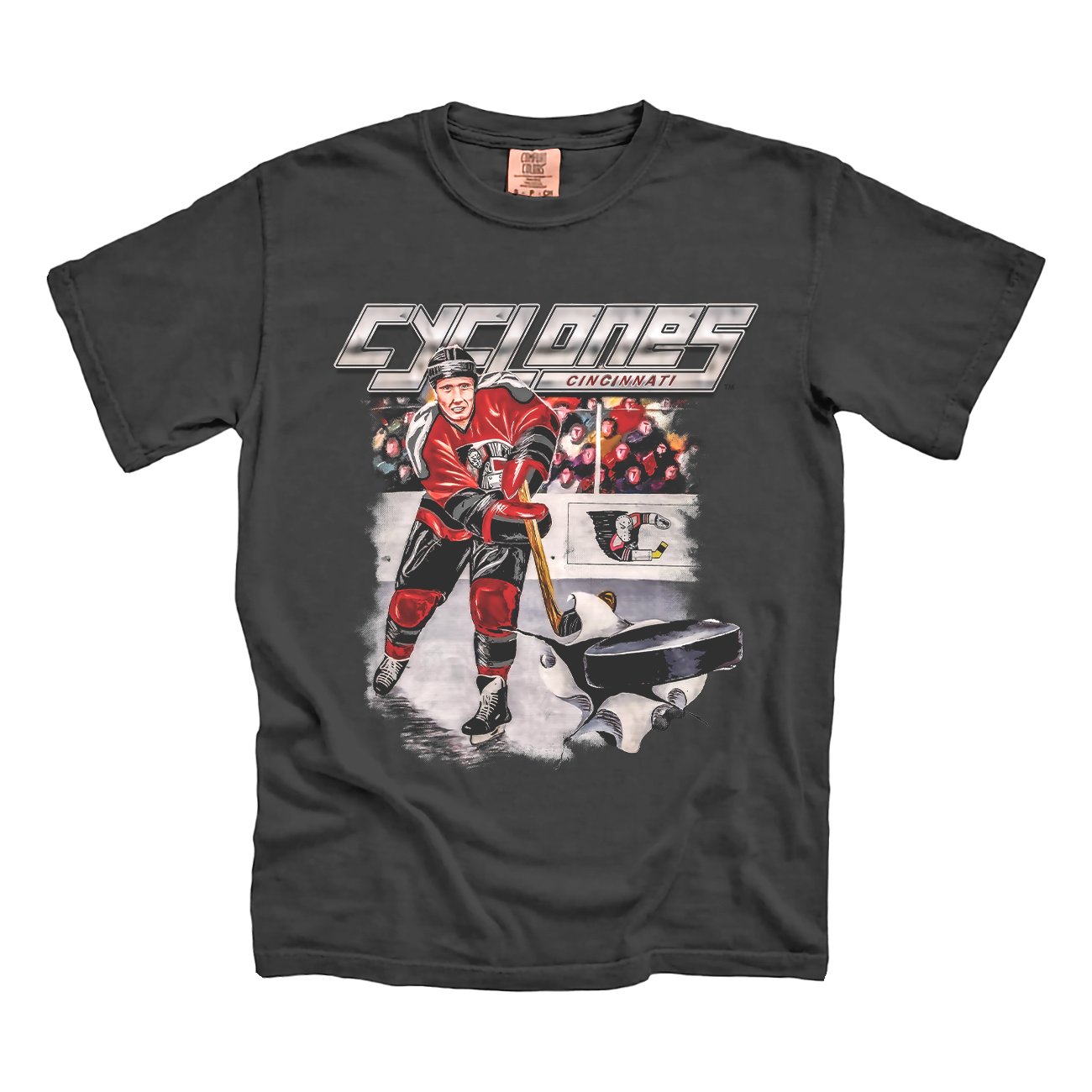 Vintage Cincinnati Cyclones Tee CC Tee