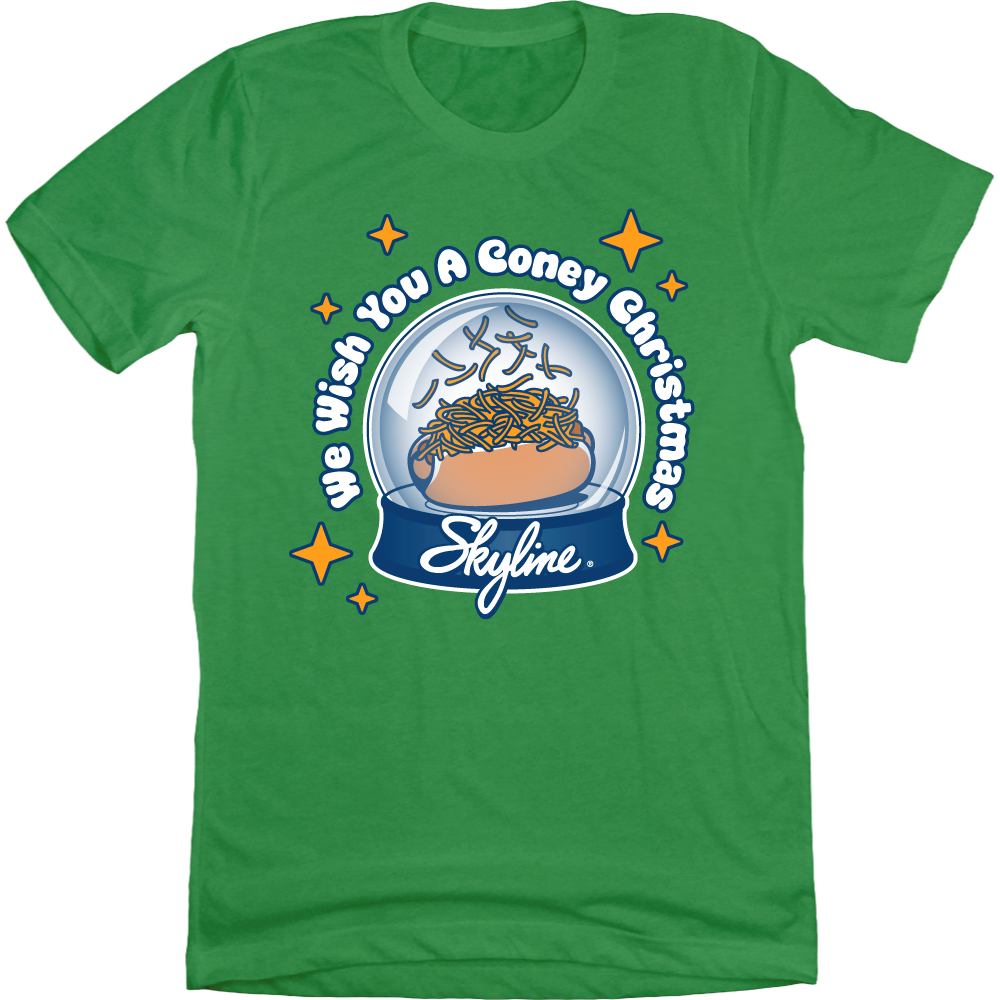 We Wish You A Coney Christmas Snow Globe Tee