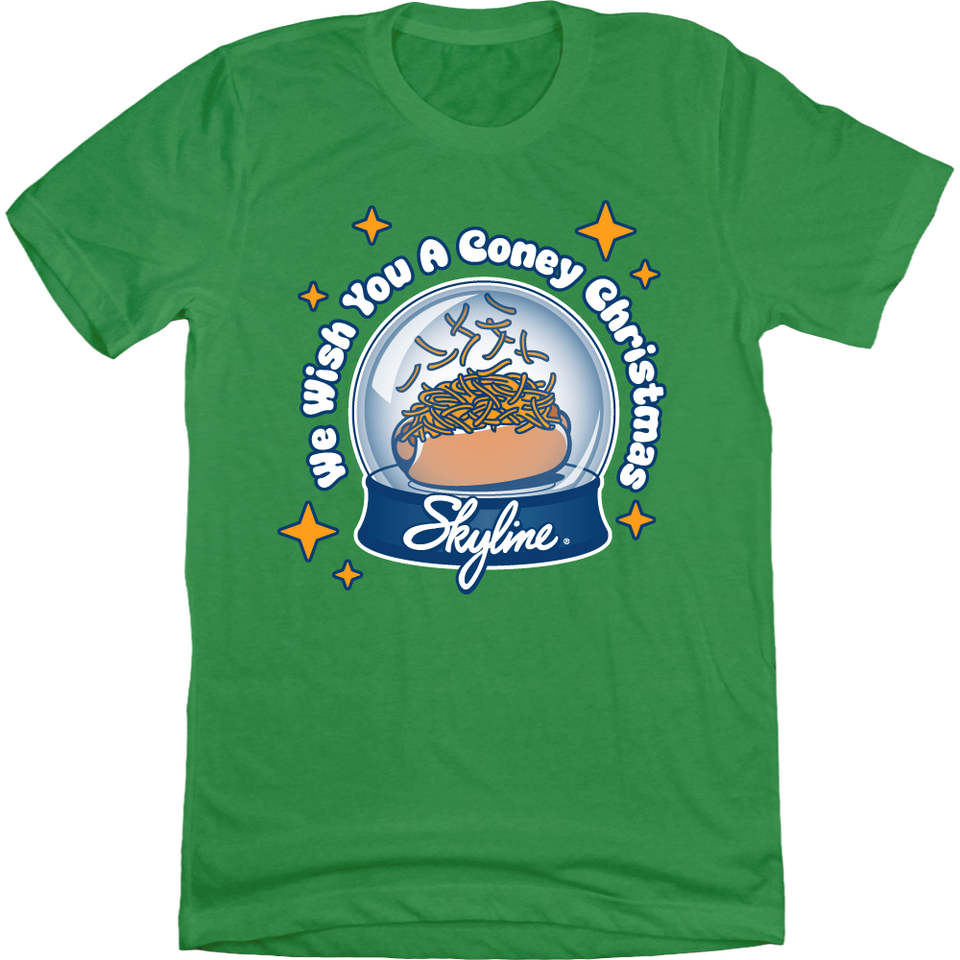We Wish You A Coney Christmas Snow Globe Tee