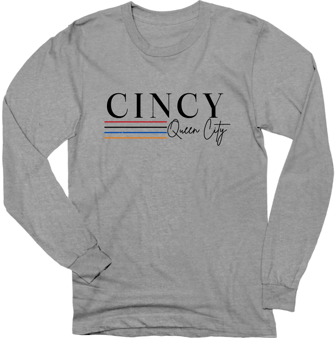 Cincy Queen City Young Entrepreneurs Long Sleeve T-shirt Cincy Shirts