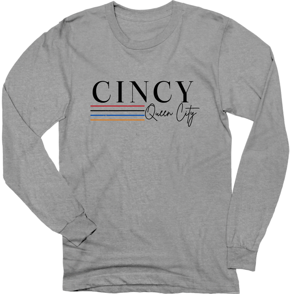 Cincy Queen City Young Entrepreneurs Long Sleeve T-shirt Cincy Shirts