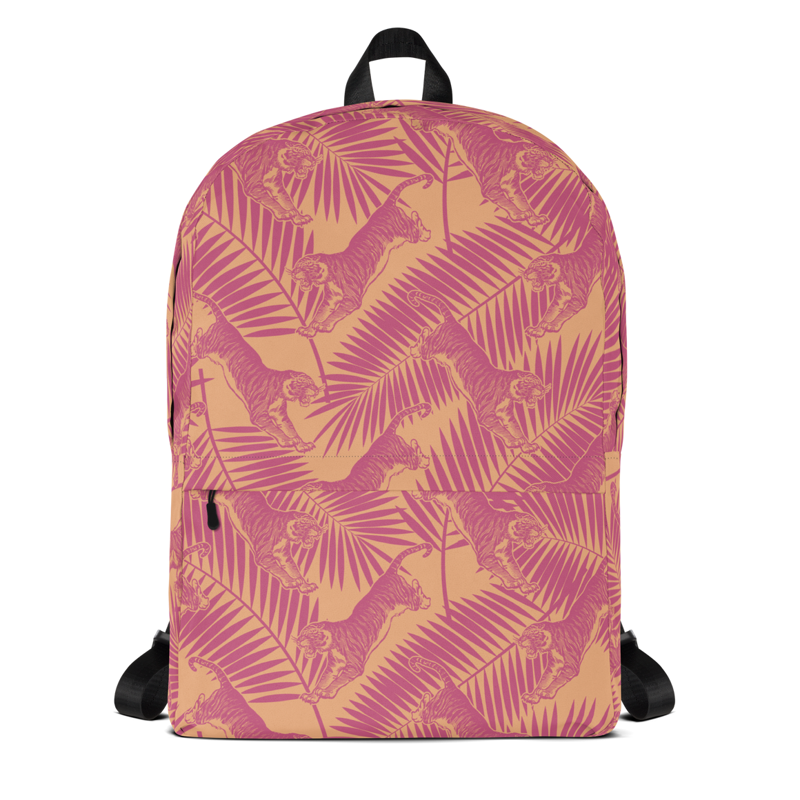 Pink Tiger Palm Backpack