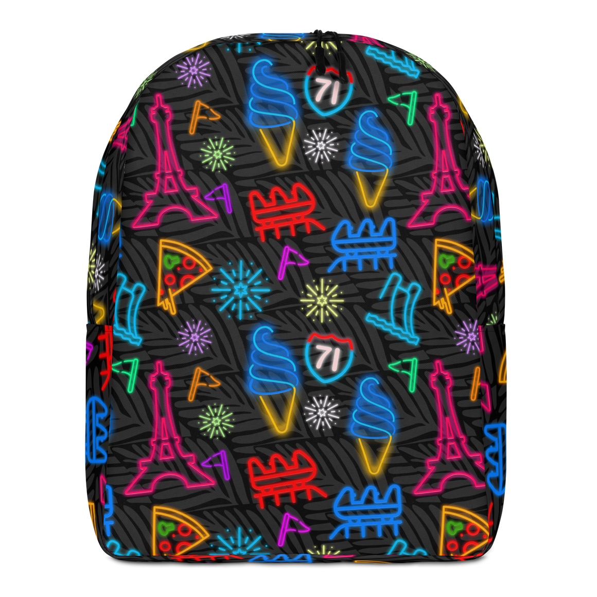 Cincinnati Theme Park Patterned Minimalist Backpack