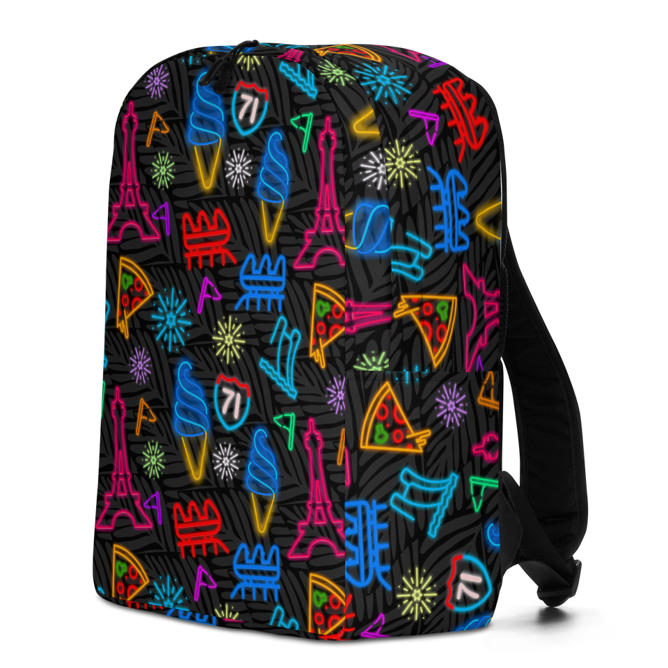 Cincinnati Theme Park Patterned Minimalist Backpack