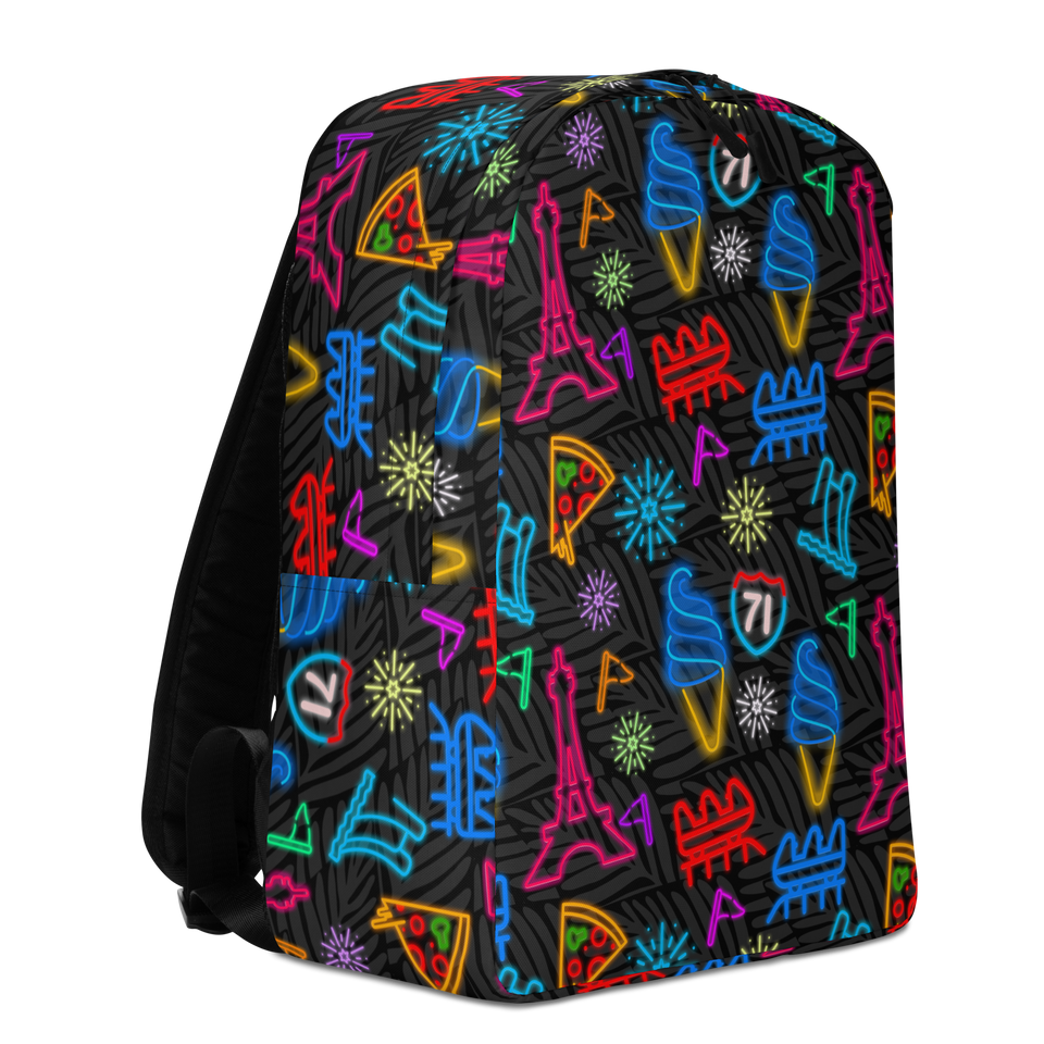 Cincinnati Theme Park Patterned Minimalist Backpack