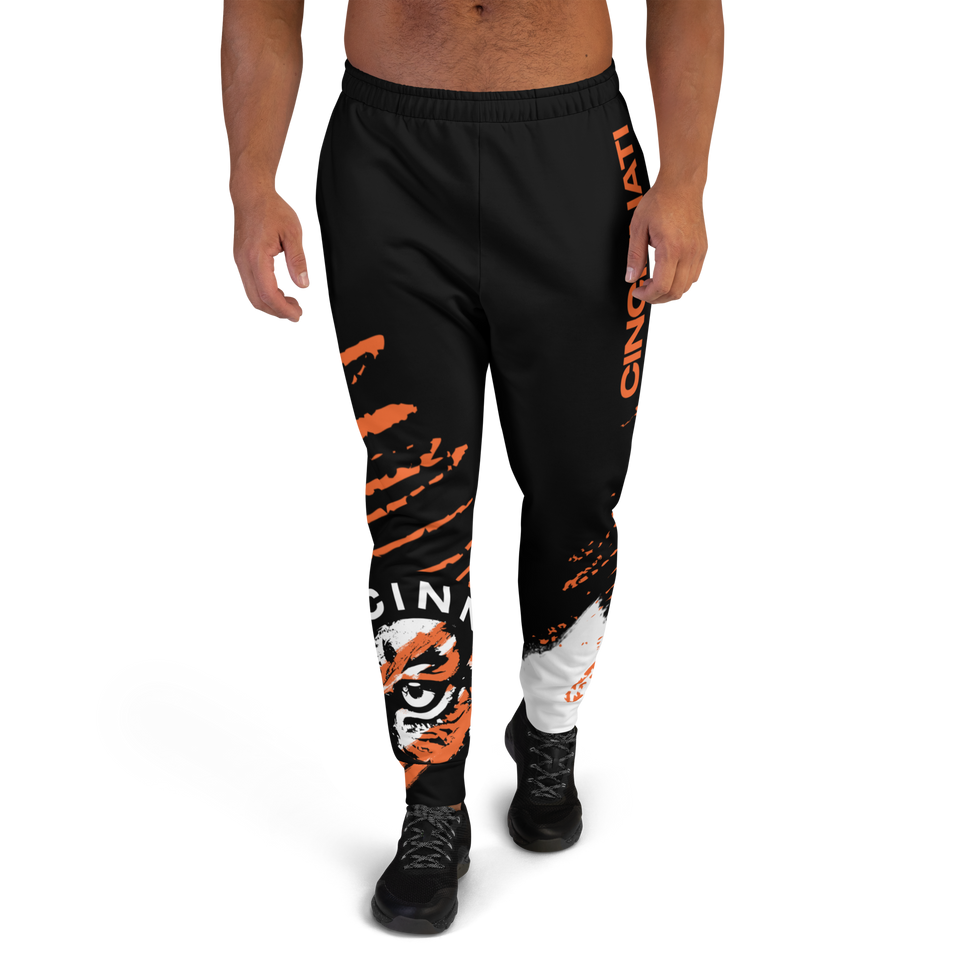 Cincinnati Football Retro Grunge Men's Joggers