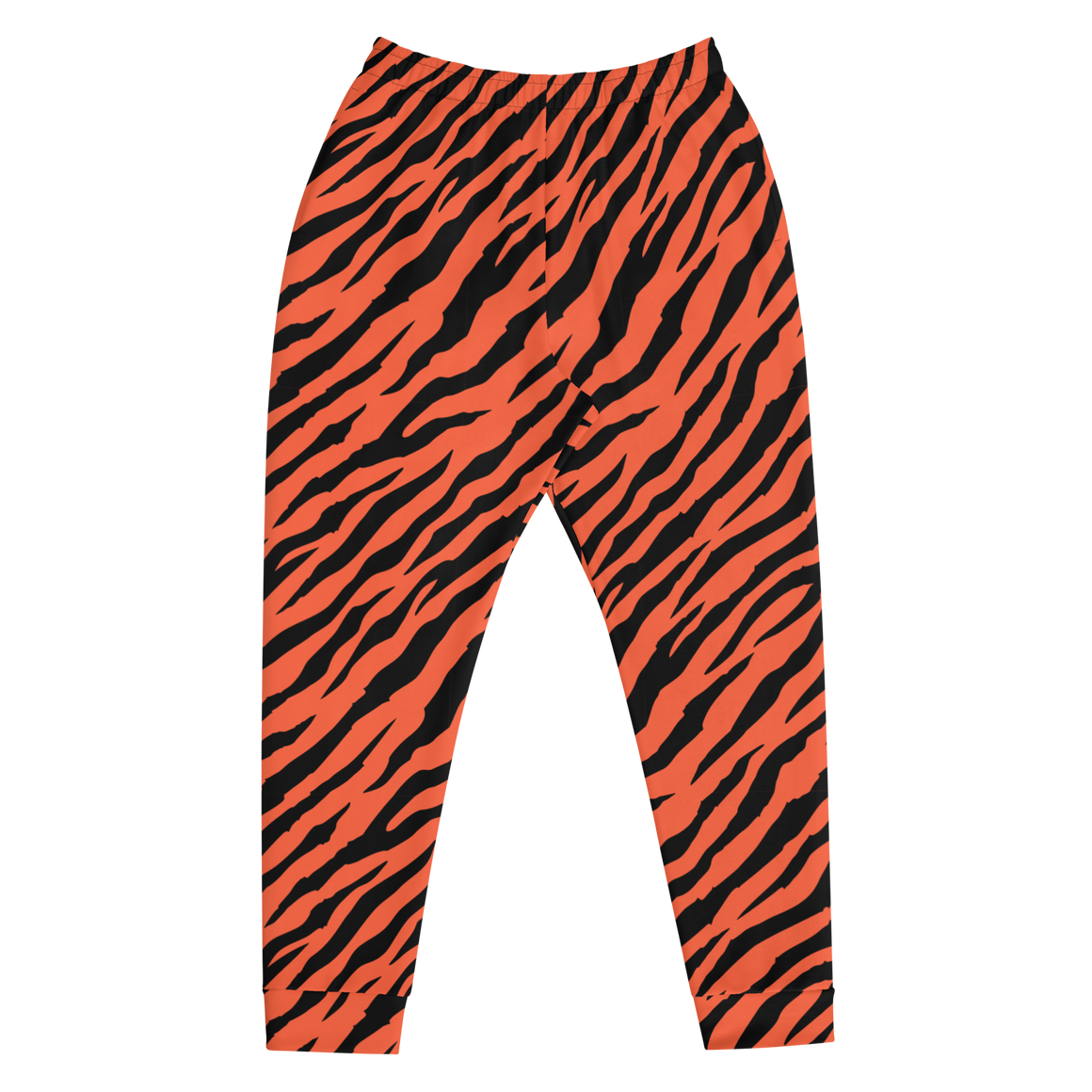 Orange Tiger Striped Joggers