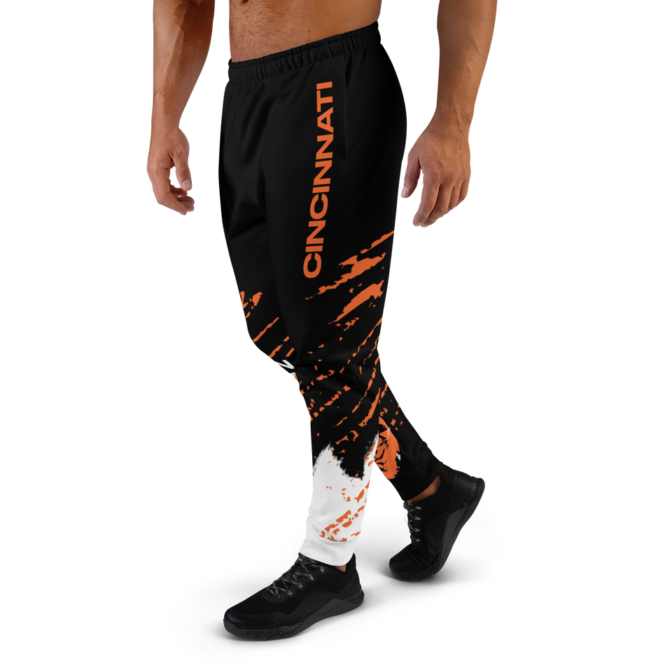 Cincinnati Football Retro Grunge Men's Joggers