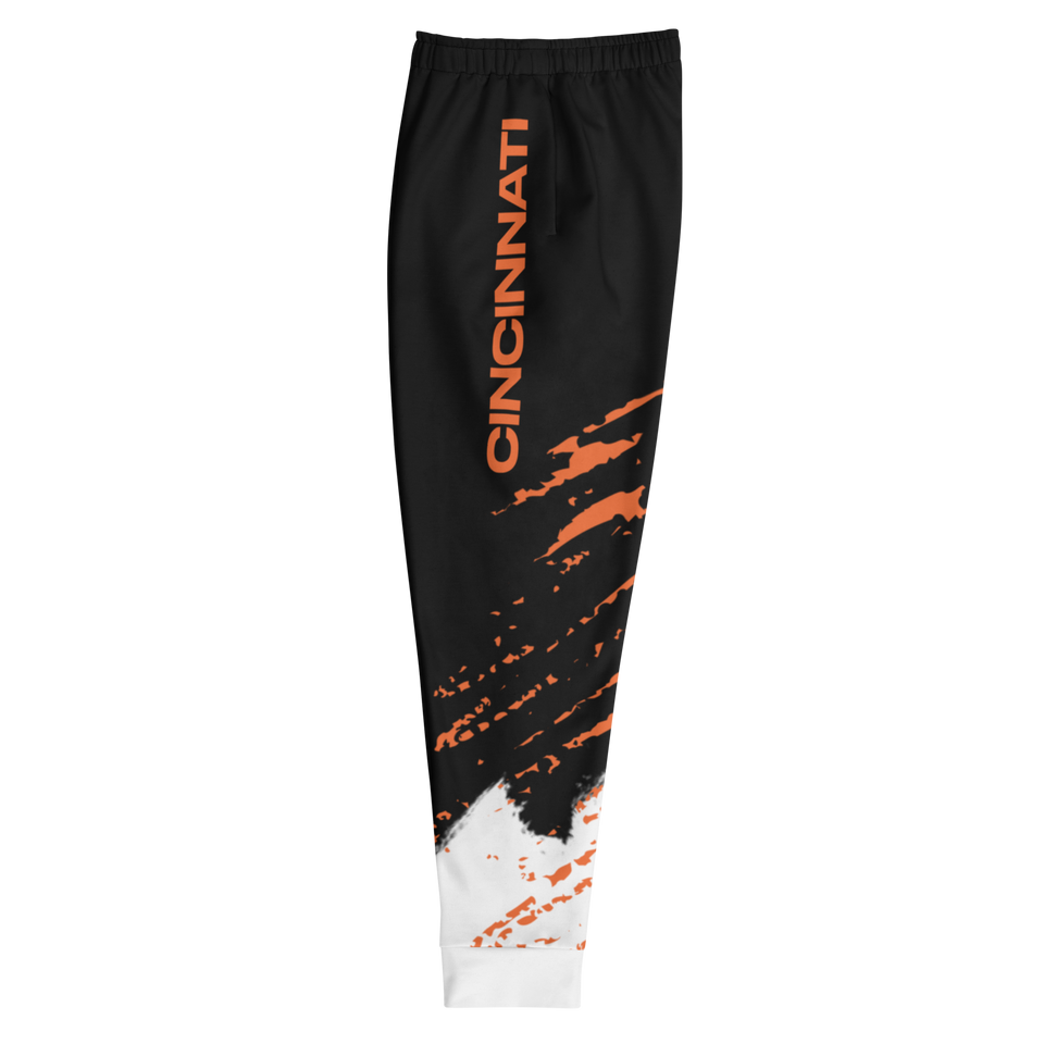 Cincinnati Football Retro Grunge Men's Joggers