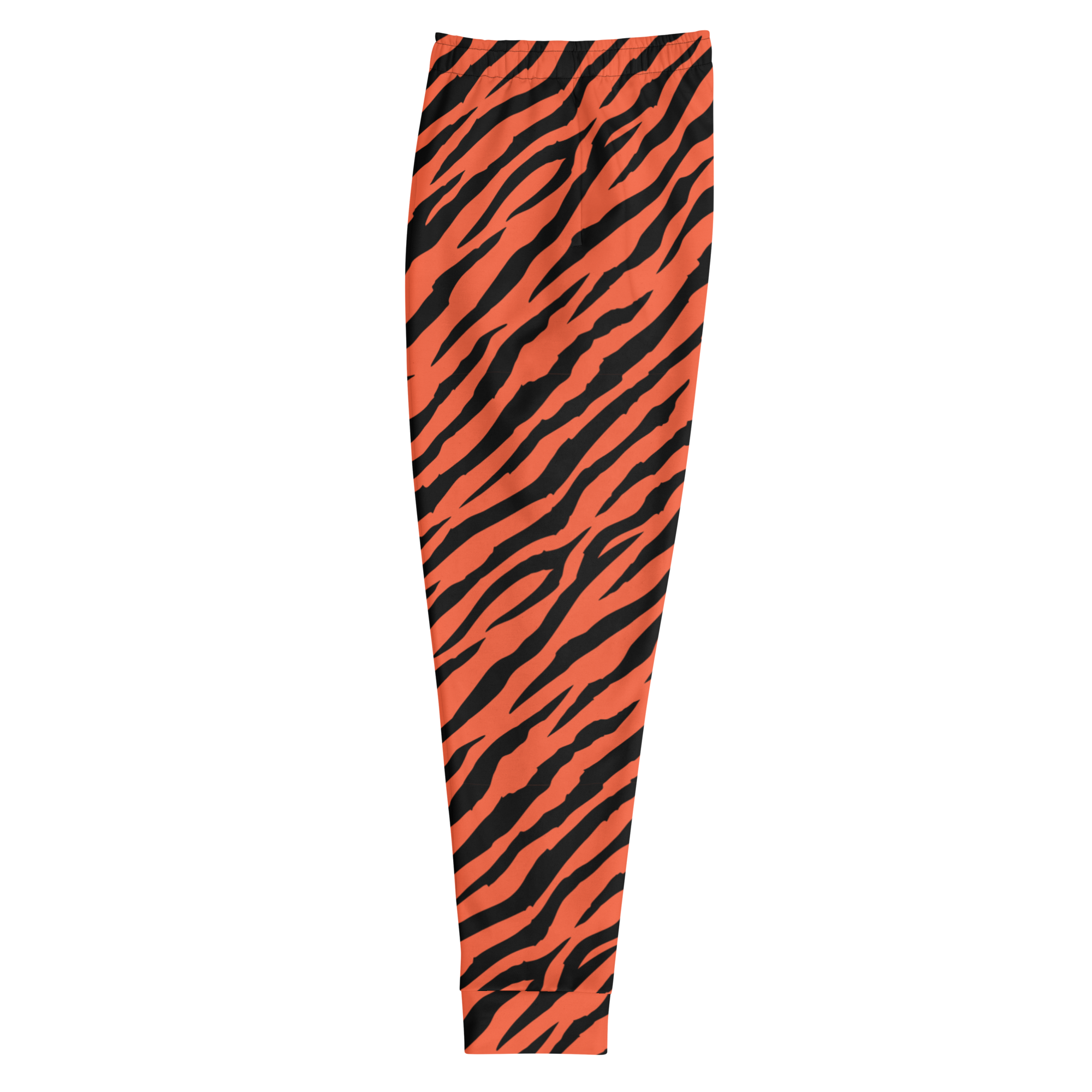 Orange Tiger Striped Joggers