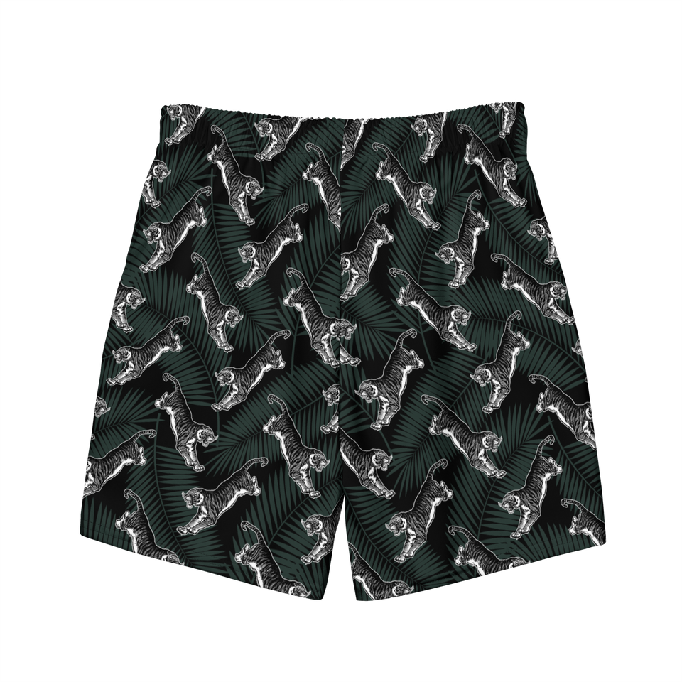 Cincy Football Hawaiian Men's Swim Trunks