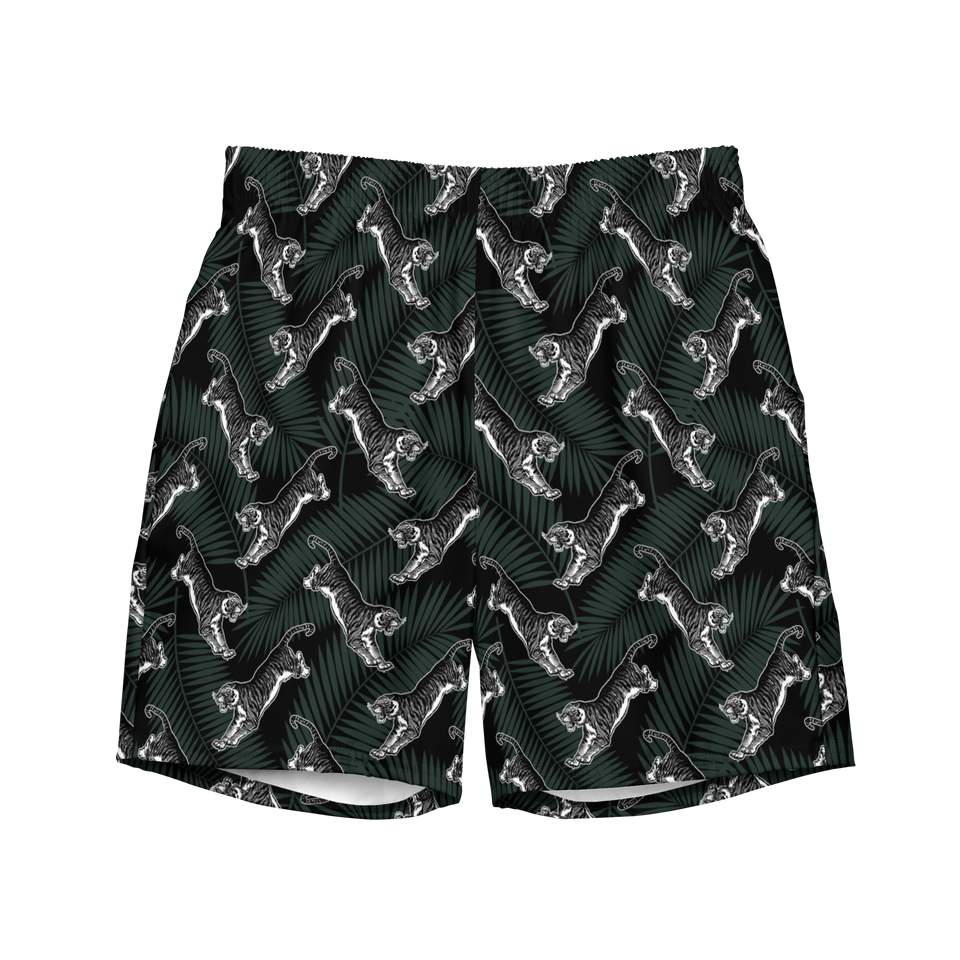 Cincy Football Hawaiian Men's Swim Trunks