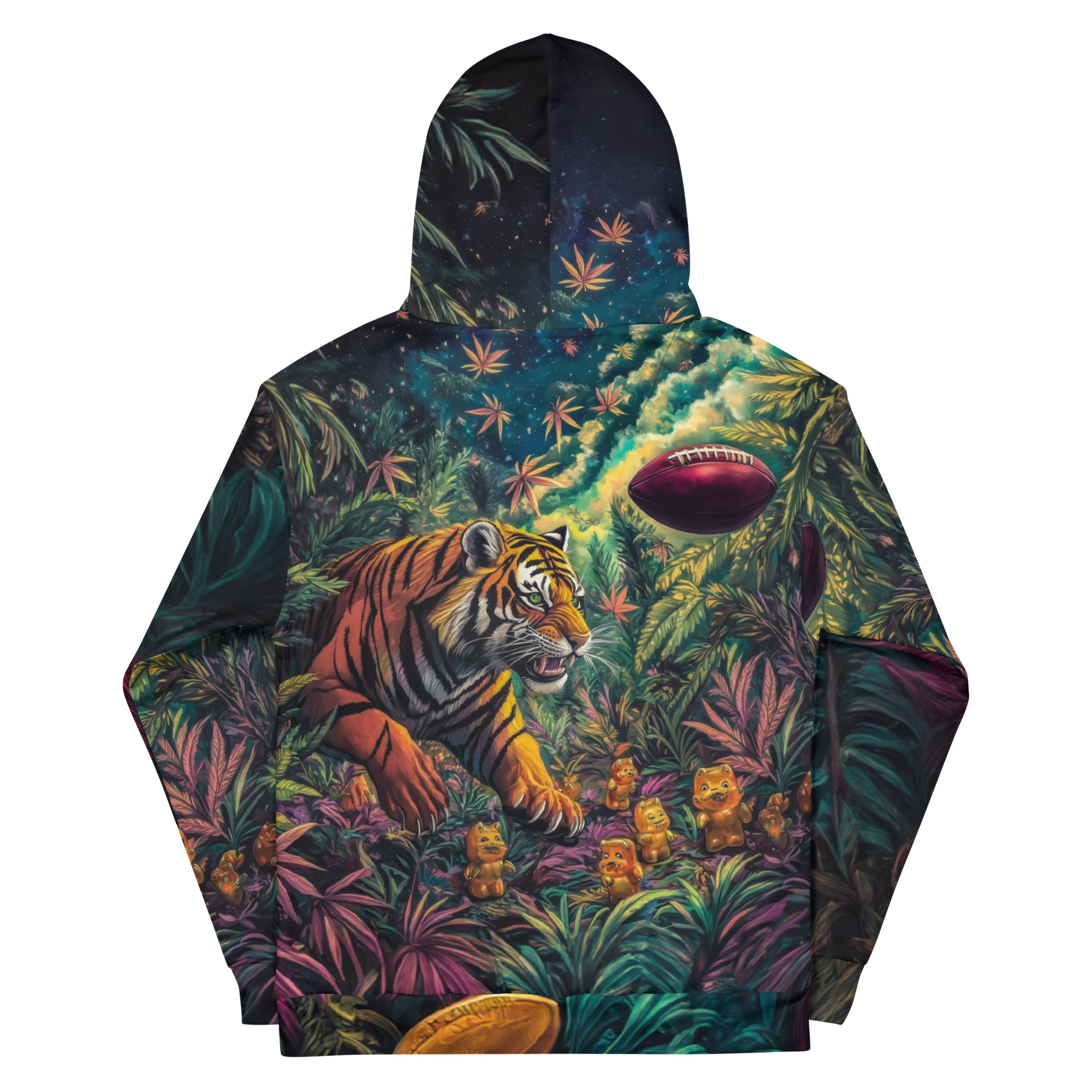 Jungle Dazed  All Over Print Unisex Hoodie