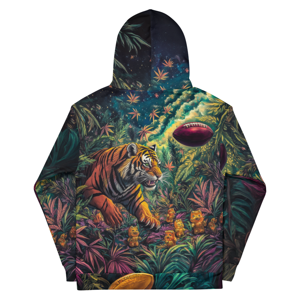 Jungle Dazed  All Over Print Unisex Hoodie