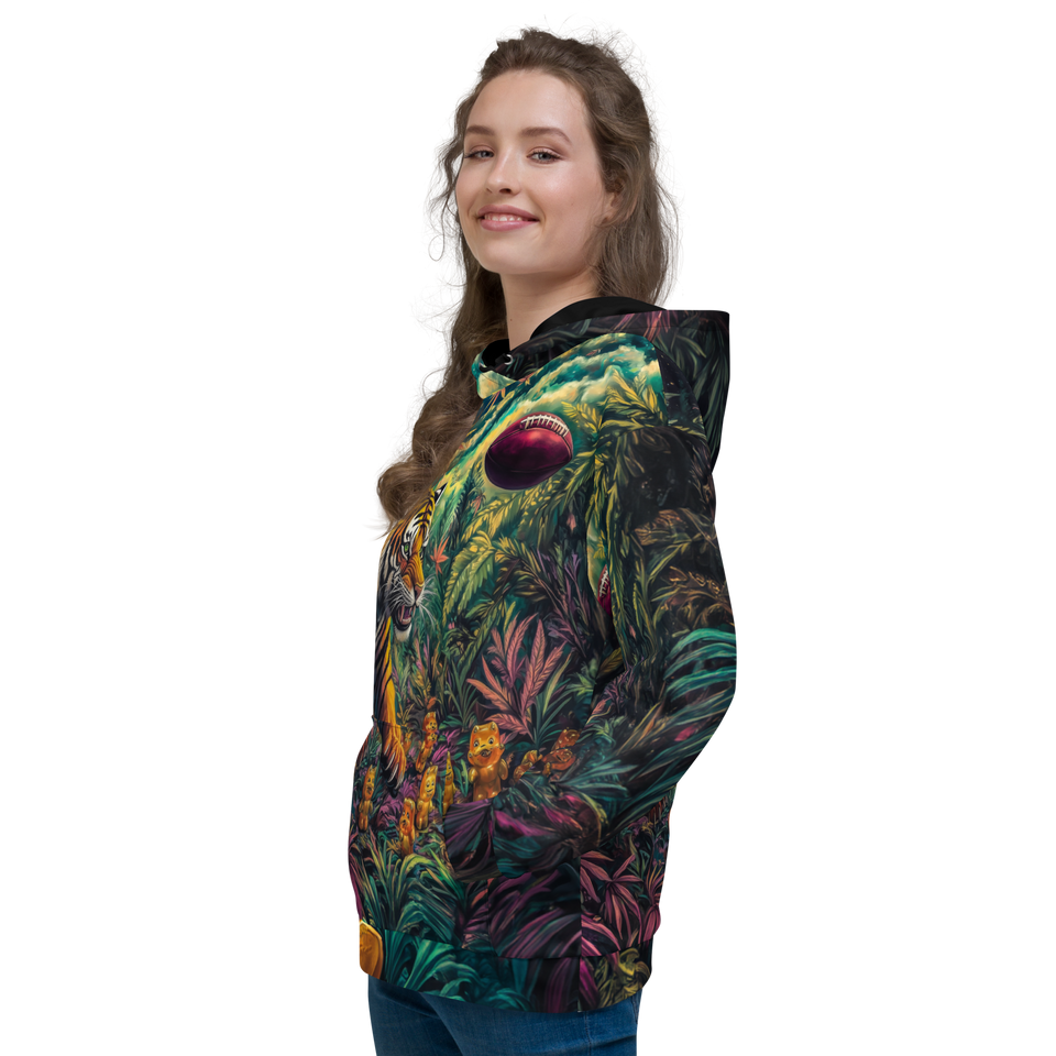 Jungle Dazed  All Over Print Unisex Hoodie