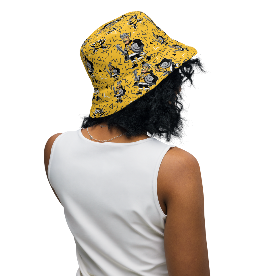 NKU Patterned Reversible bucket hat