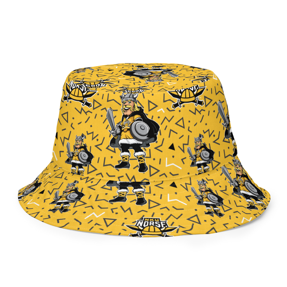 NKU Patterned Reversible bucket hat