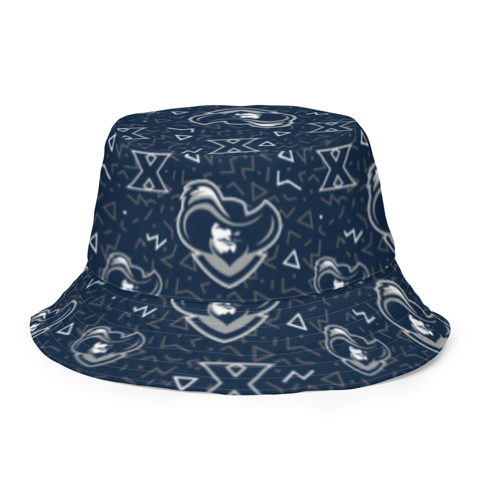 Xavier University Patterned Reversible bucket hat